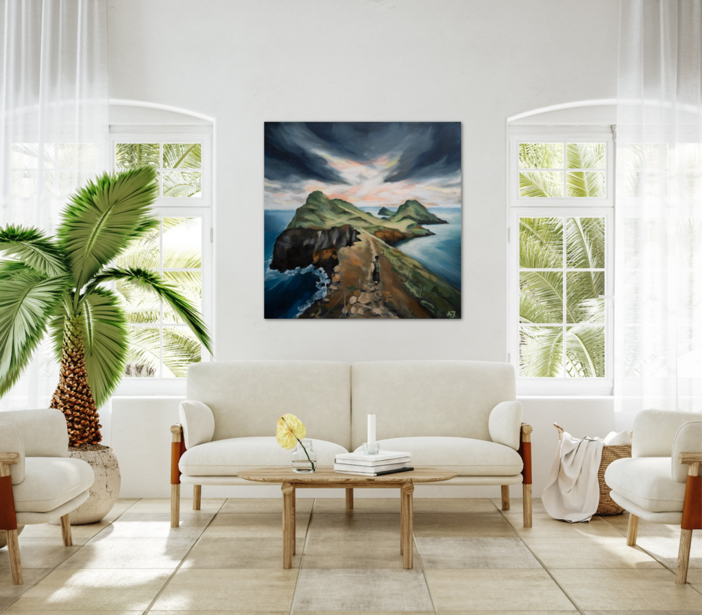 Madeira Gemälde im Raum
