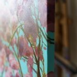 Kirschblüten Gemälde Rand