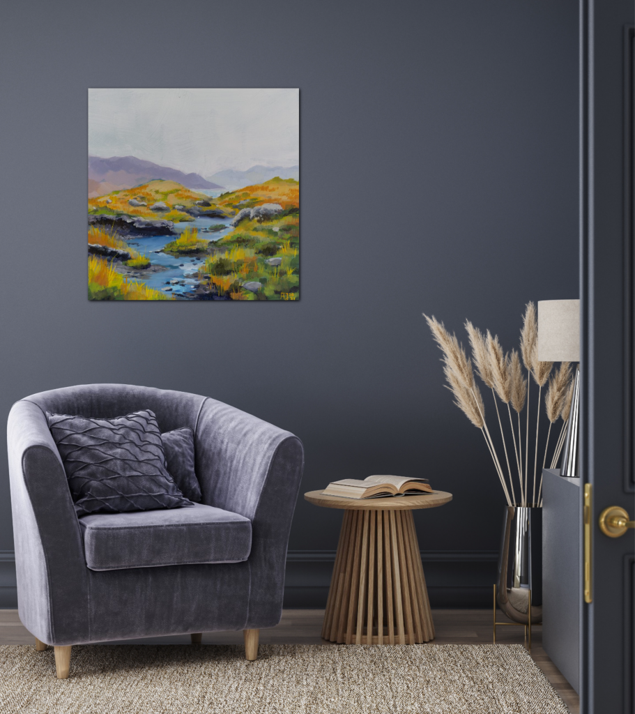 Schottland Gemälde im Raum