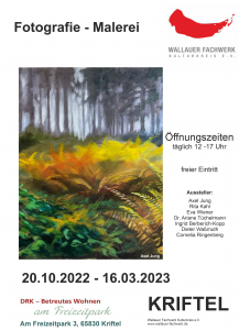 Plakat Ausstellung in Kriftel