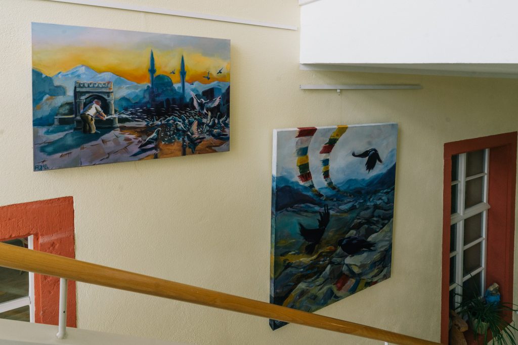 Moschee Gemälde im Hospiz